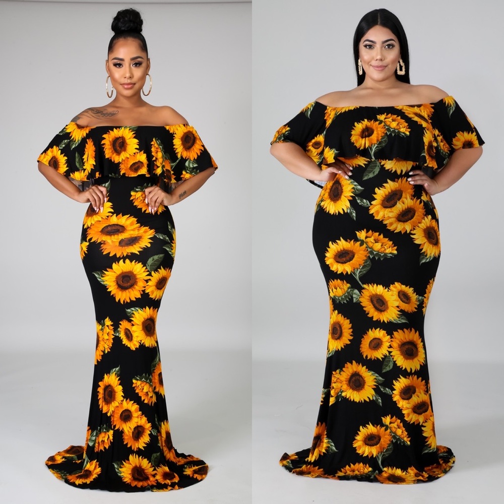 SUNFLOWER MAXI DRESS🌻